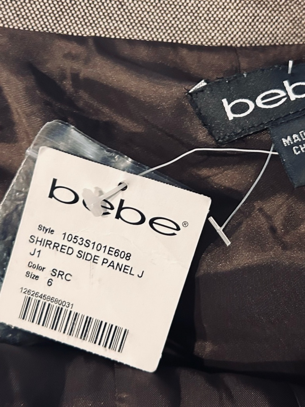 NWT 2-Pc BEBE Skirt Suit Jacket Blazer Y2K 90s Small Vintage Mini Designer New - Picture 15 of 16